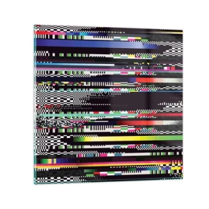 Glass picture - Control Image of Reality - 60x60 cm