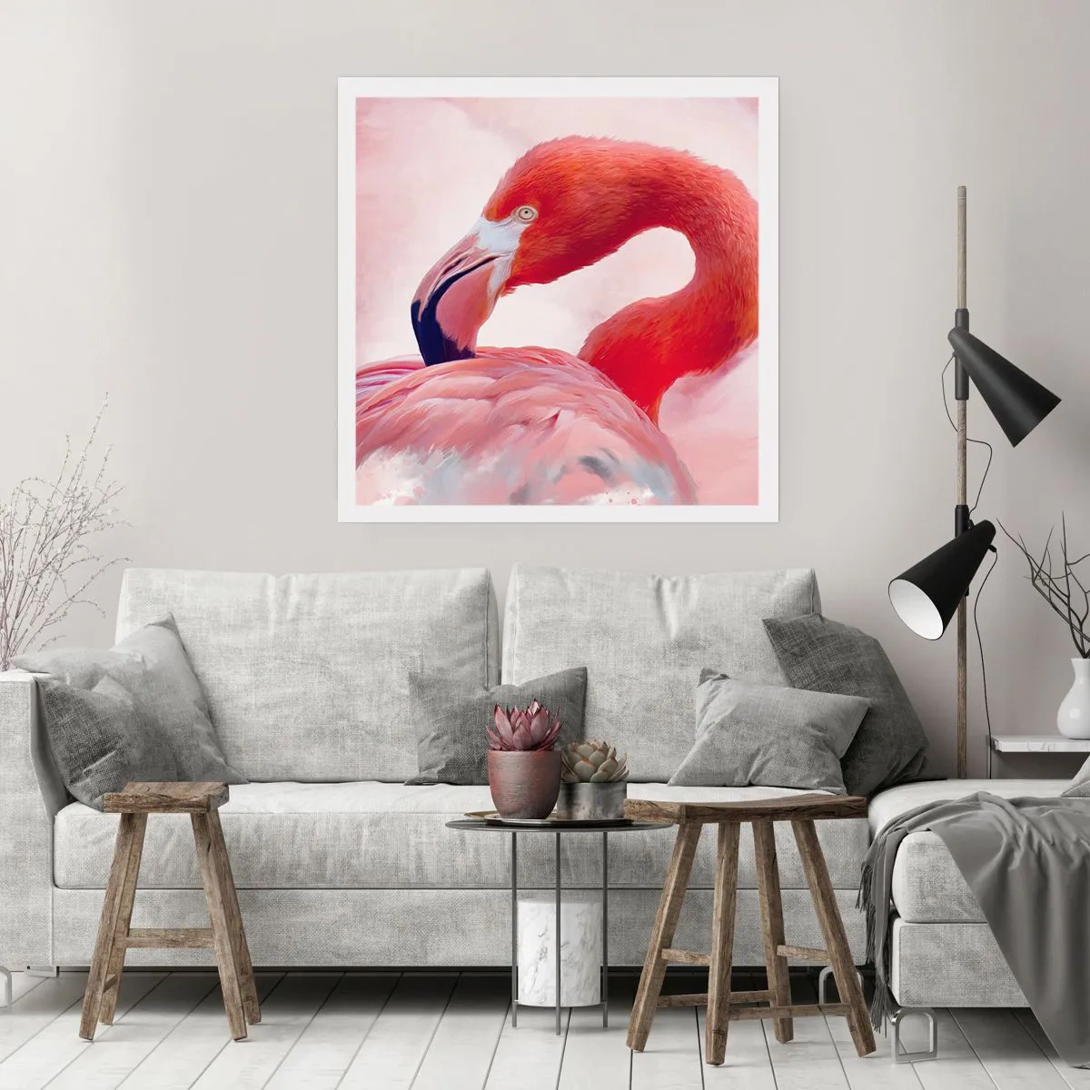 Poster - Bird Look - 60x60 cm