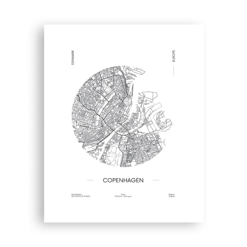 Poster - Anatomy of Copenhagen - 40x50 cm