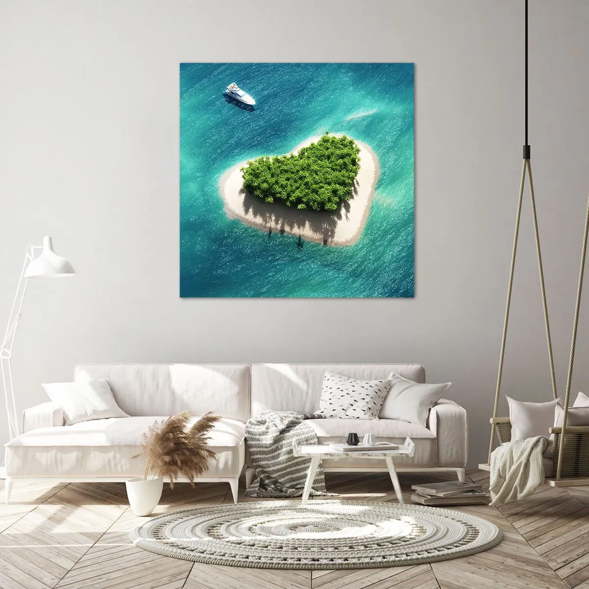 Canvas picture - I Love Summer - 60x60 cm