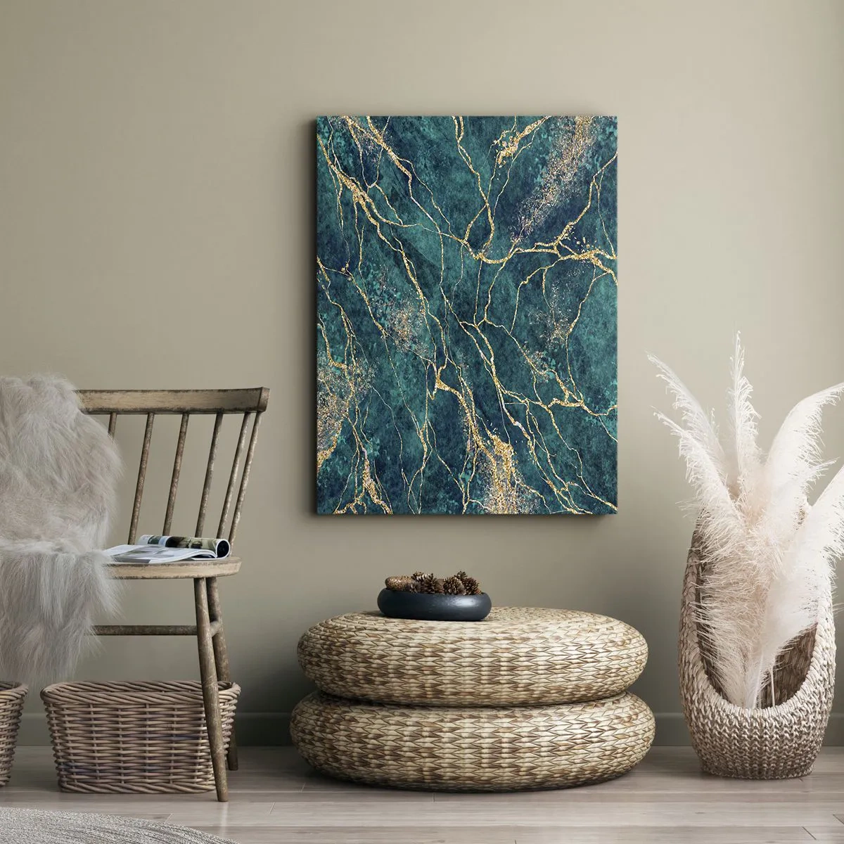 Canvas picture - Gold Vein - 50x70 cm