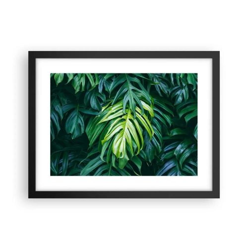 Poster in black frame - Immerse Yourself in Freshness - 40x30 cm