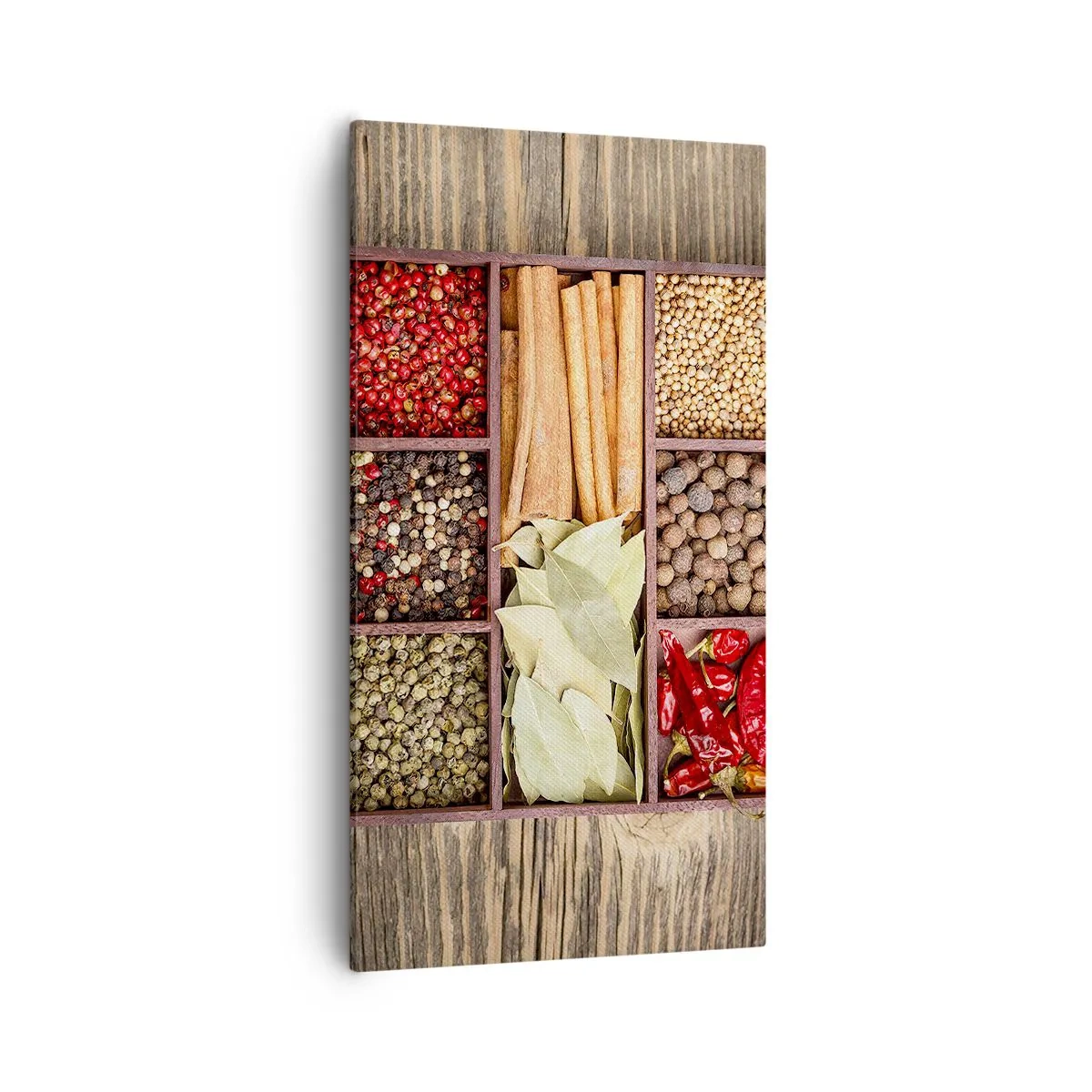 Canvas picture - Order of Shapes, Bunch of Aromas - 55x100 cm