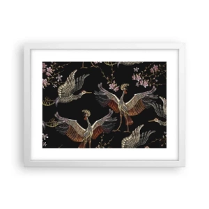 Poster in white frmae - Fairy Tale Bird - 40x30 cm