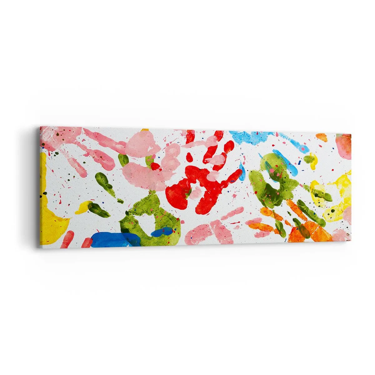 Canvas picture - High Five! - 90x30 cm