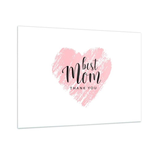 Glass picture - Always the Right Moment - 100x70 cm