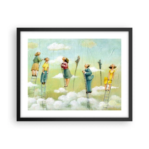 Poster in black frame - Following the Dream - 50x40 cm