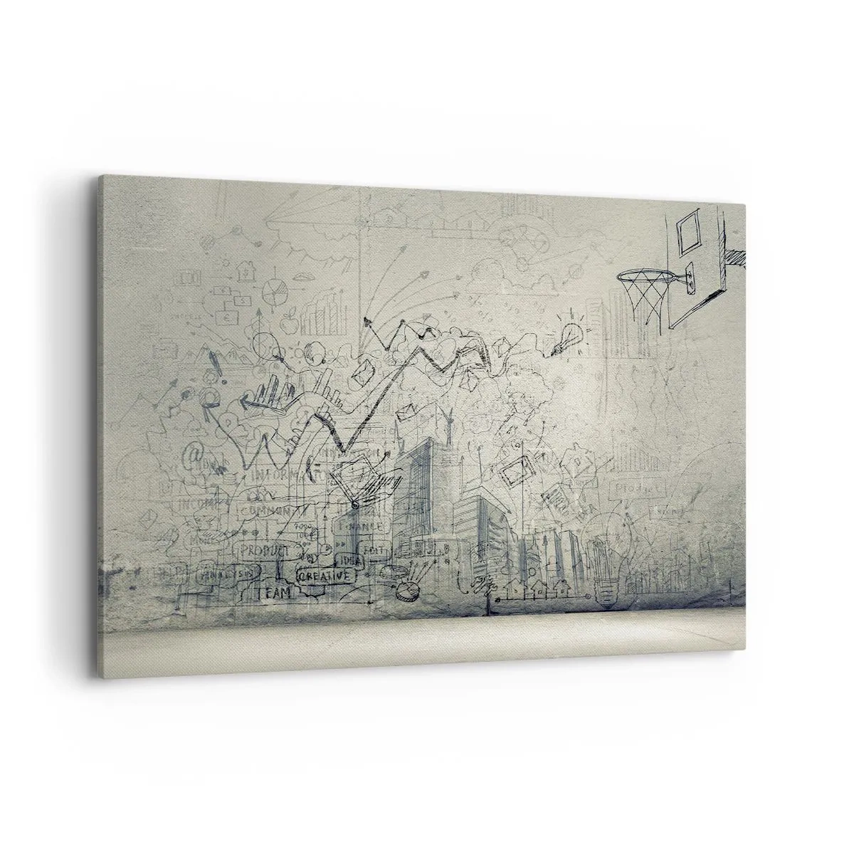 Canvas picture - My Wonderful City Life - 100x70 cm