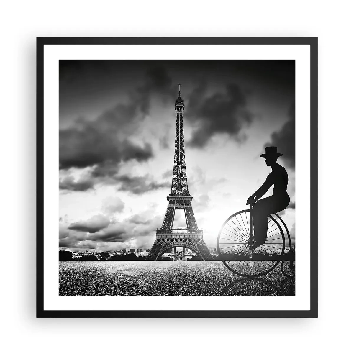 Poster in black frame - Longing for Belle Epoque - 60x60 cm