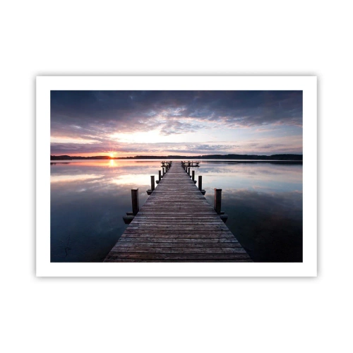 Poster - Quiet Border of Night and Day - 70x50 cm