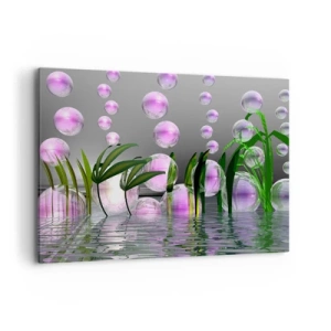 Canvas picture - Reflexive Composition of Lightness and Life - 100x70 cm