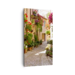 Canvas picture - Flood of Flowers - 55x100 cm