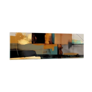 Glass picture - Abstract - Light and Shadow - 160x50 cm