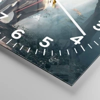 Clock face with numbers