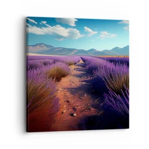 Canvas picture - Fragrant Fields - 30x30 cm