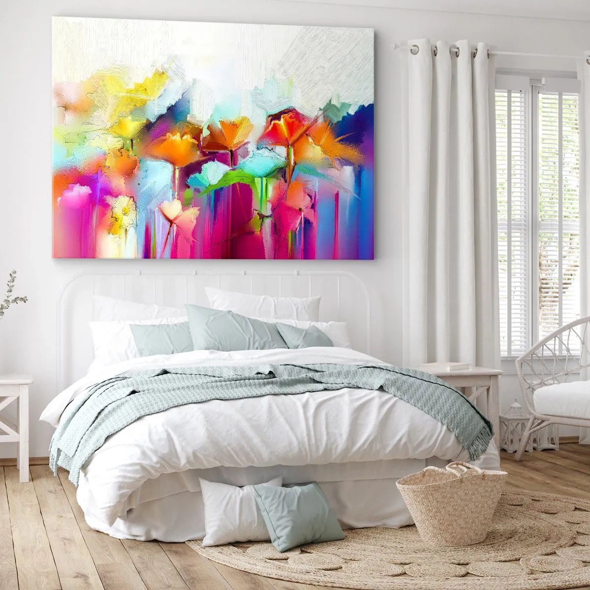 Canvas picture - Rainbow Has Bloomed - 100x70 cm