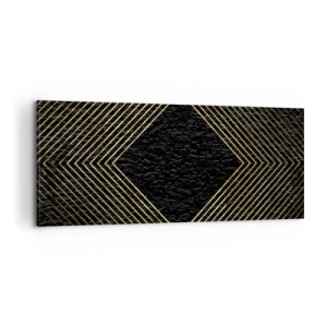 Canvas picture - Geometry Glamour Style - 100x40 cm