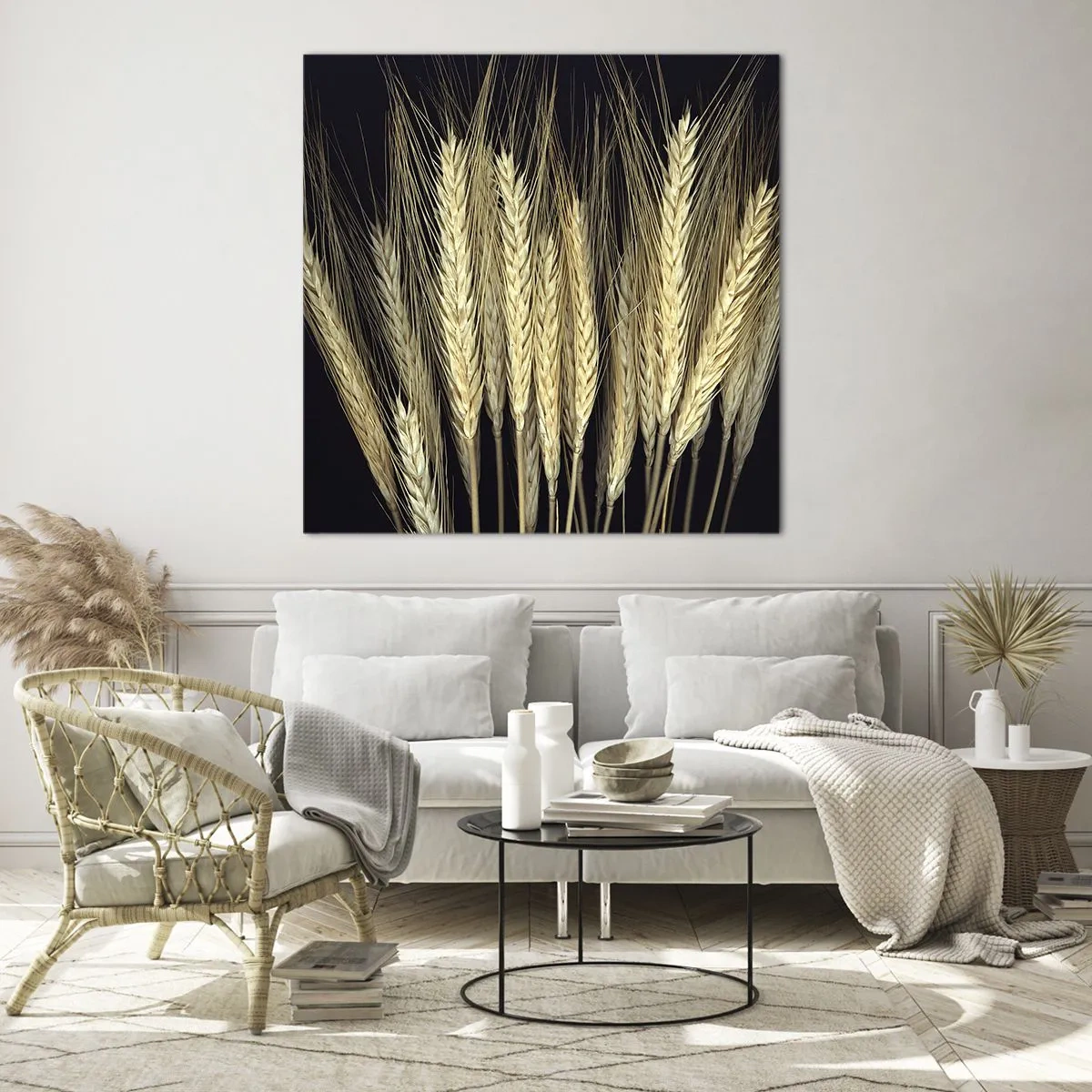 Glass picture - Rustic Magic - 70x70 cm