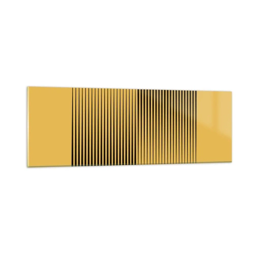 Glass picture - Square Opposites - 90x30 cm