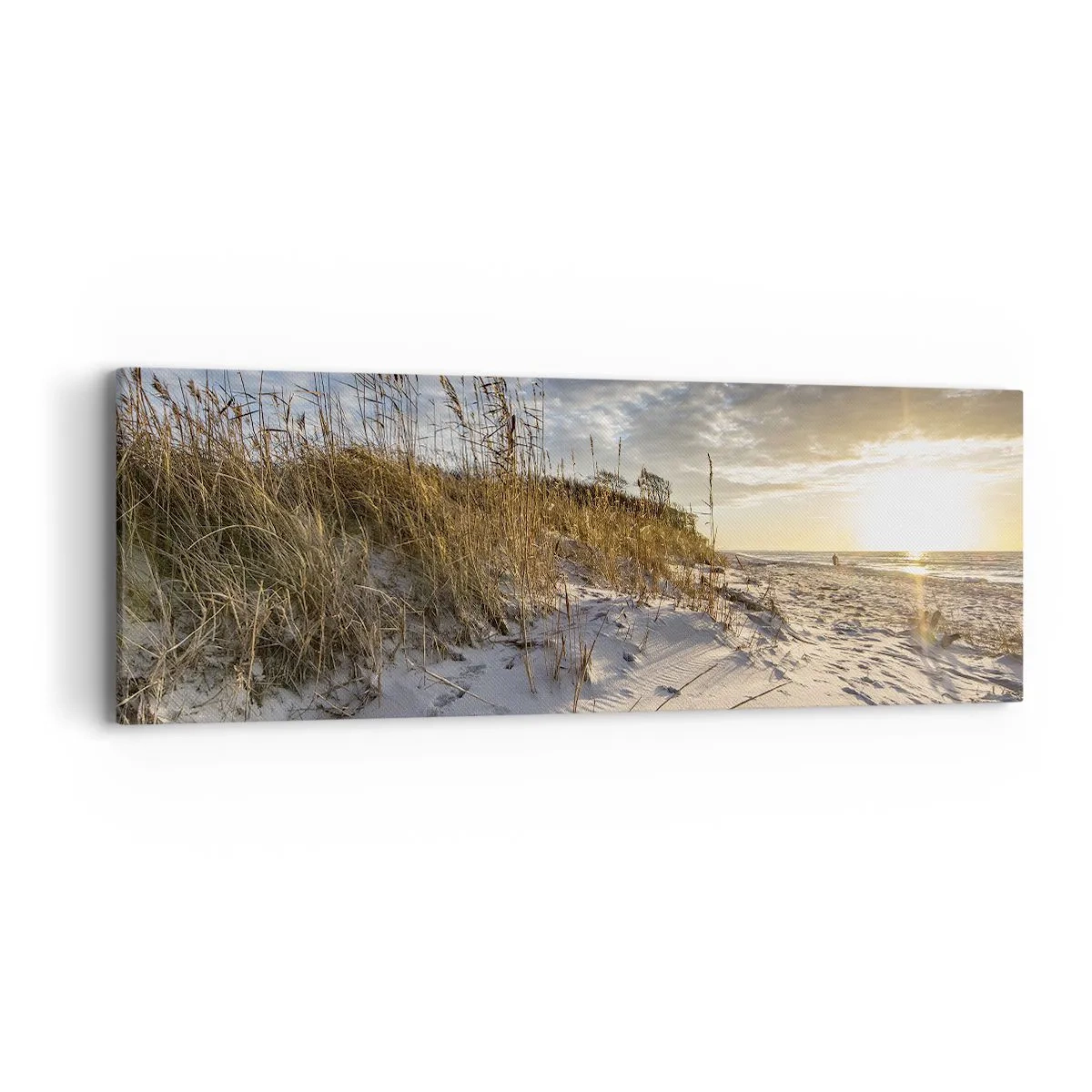 Canvas picture - Invitation to a Walk - 90x30 cm