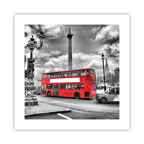 Poster - Real Bloodstream of a City - 40x40 cm