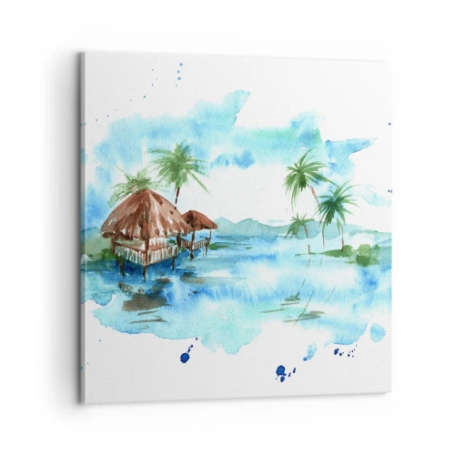 Canvas picture - Somewhere in the Pacific - 60x60 cm