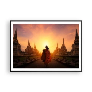 Poster in black frame - In Peace through Eternity - 100x70 cm