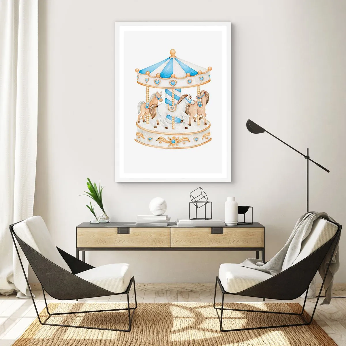 Poster in white frmae - Sweet Childhood - 30x40 cm