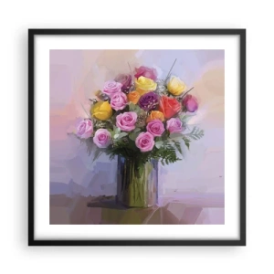 Poster in black frame - Retained Beauty - 50x50 cm