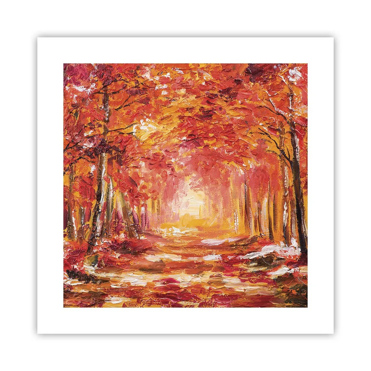 Poster - Copper Forest - 40x40 cm