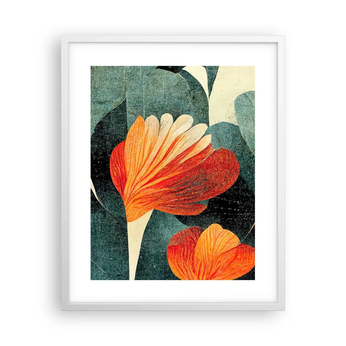 Poster in white frmae - Heat of the Tropics, Coolness of the Ground - 40x50 cm