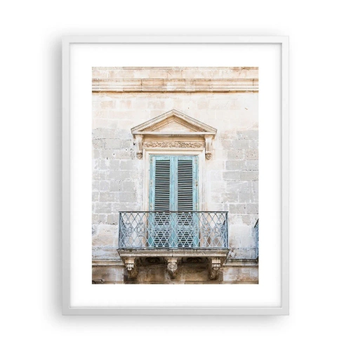 Poster in white frmae - Exceptional Charm of Italy - 40x50 cm
