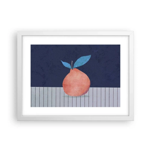 Poster in white frmae - Convexity and Plane - 40x30 cm