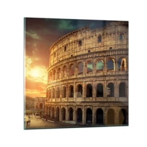 Glass picture - Colossal Impression - 40x40 cm