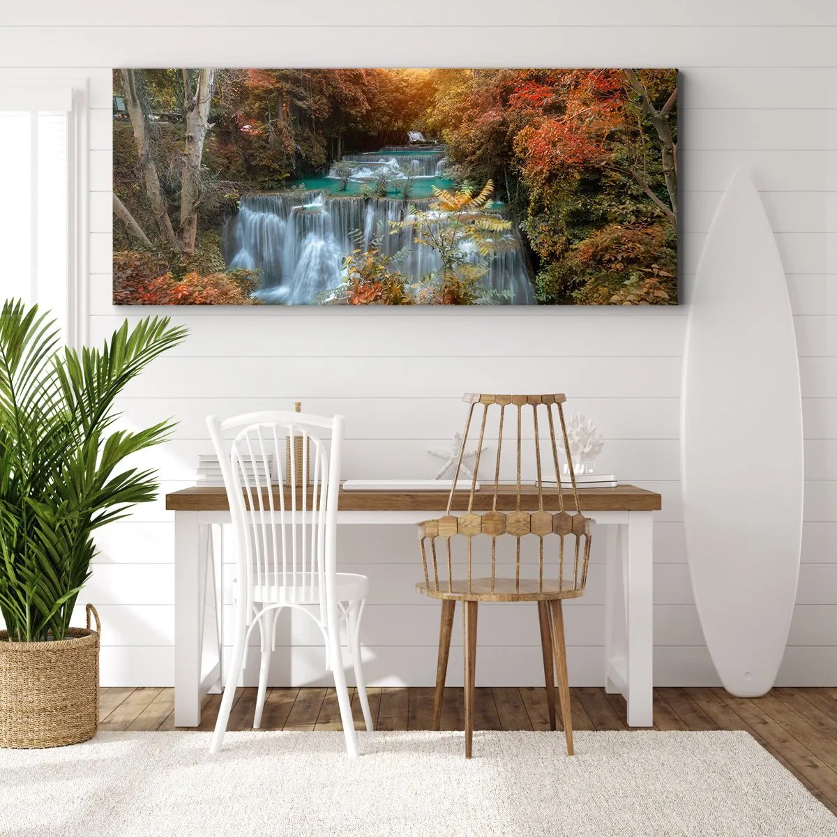 Canvas picture - Hidden Forest Treasure - 120x50 cm