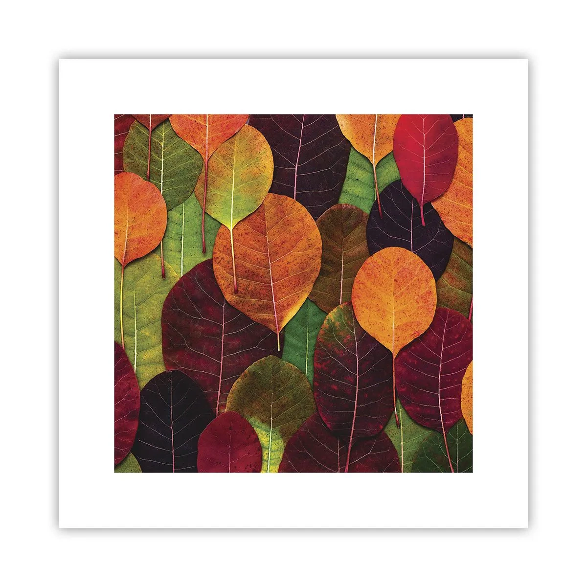 Poster - Autumn Mosaics - 30x30 cm