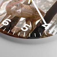 Clock face with numbers