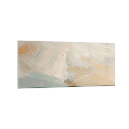 Glass picture - Abstract: Land of Gentleness - 120x50 cm