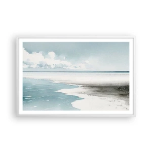 Poster in white frmae - Gentle Tide - 91x61 cm