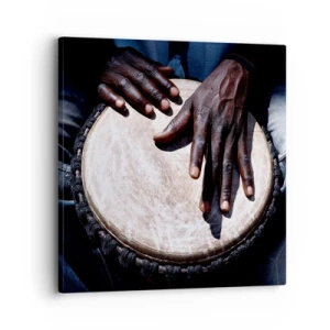 Canvas picture - Live at Your Own Rhythm - 30x30 cm