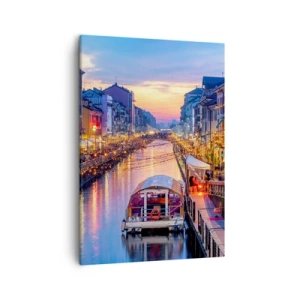 Canvas picture - Evening of Light and Fun - 50x70 cm