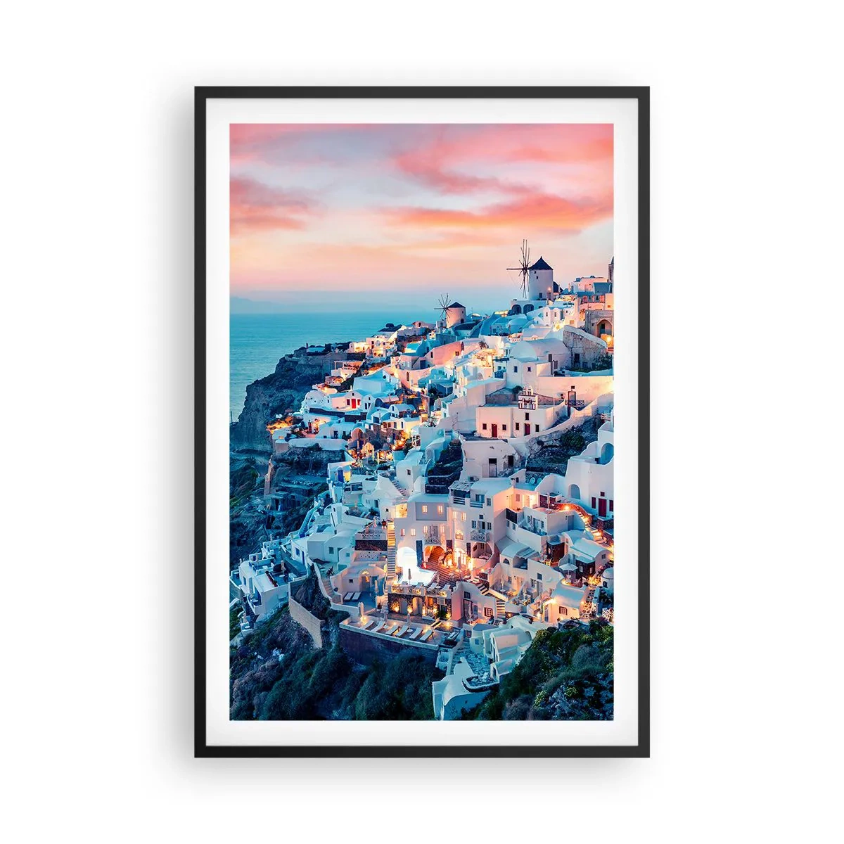 Poster in black frame - Your Big Greek Holidays - 61x91 cm