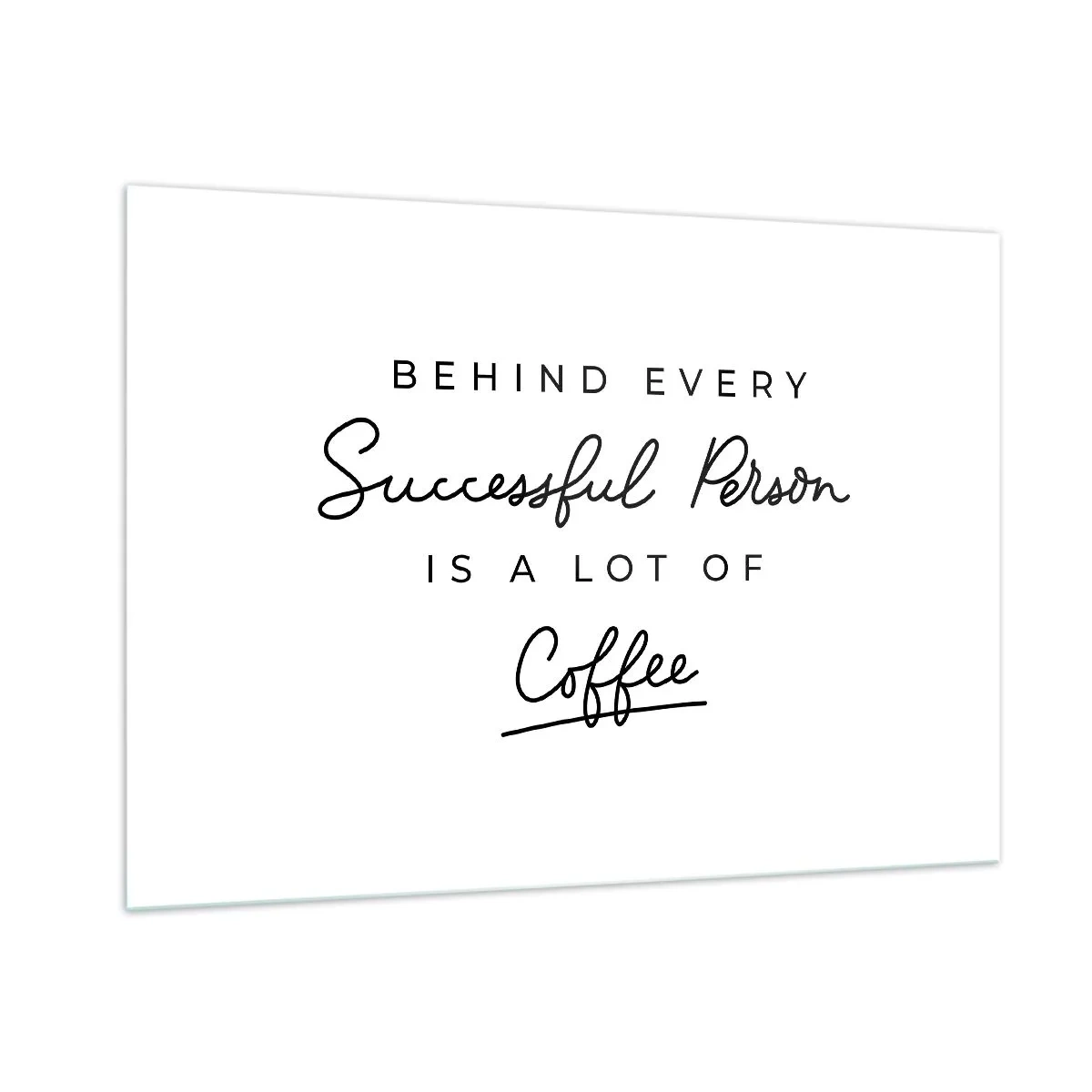 Glass picture - Secret of Success - 100x70 cm