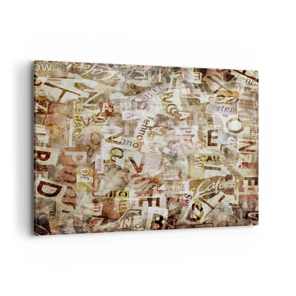 Canvas picture - Jumbled up Words - 100x70 cm