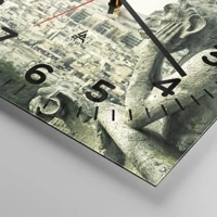 Clock face with numbers