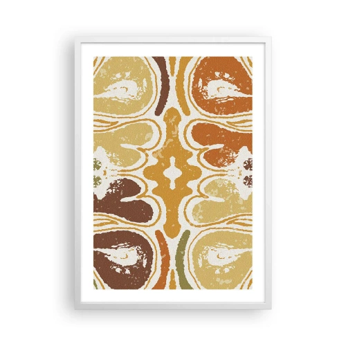 Poster in white frmae - Sentimental Abstract - 50x70 cm