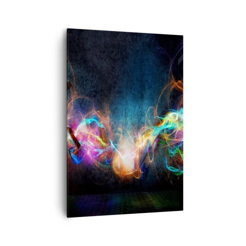 Canvas picture - Joyfully against Darkness - 70x100 cm