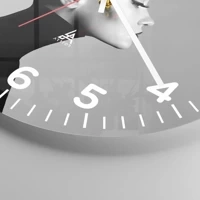 Clock face with numbers