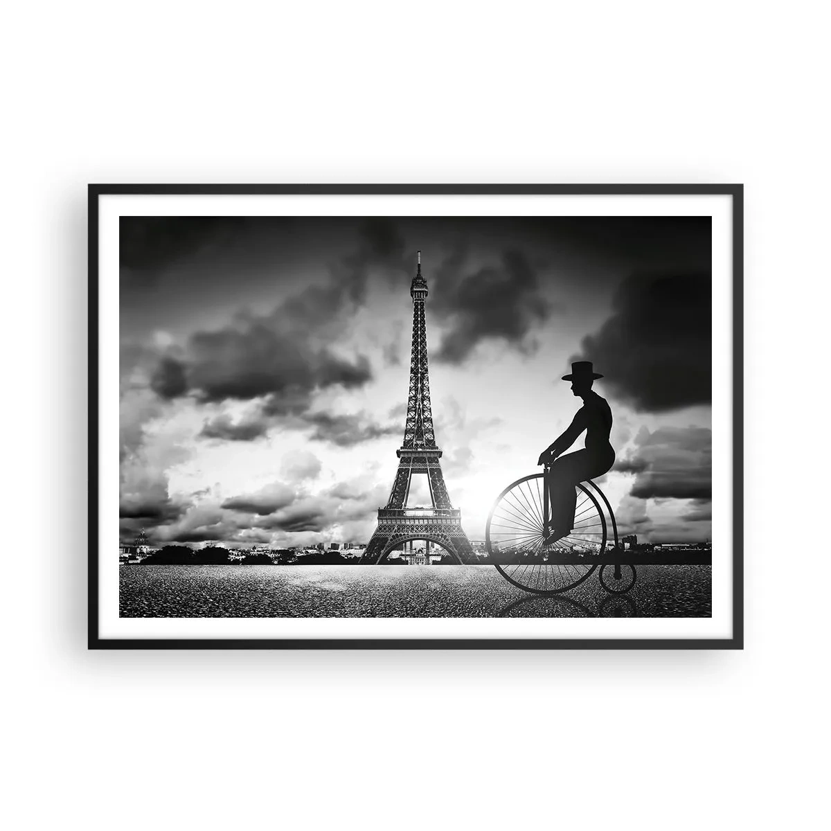Poster in black frame - Longing for Belle Epoque - 100x70 cm