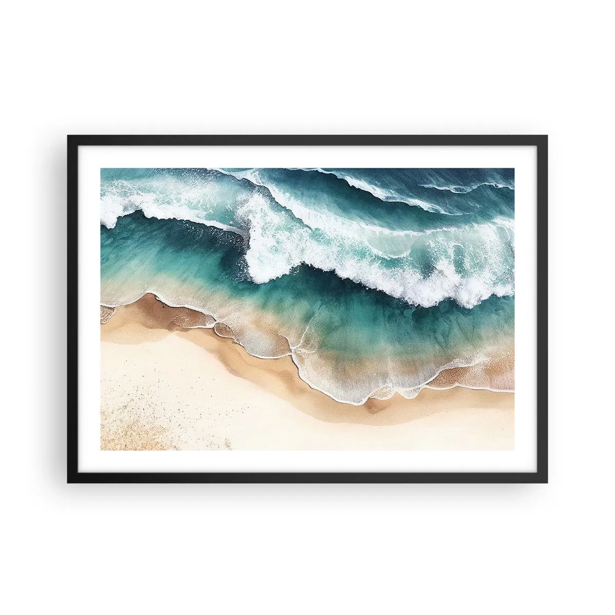 Poster in black frame - Eternal Encounter - 70x50 cm